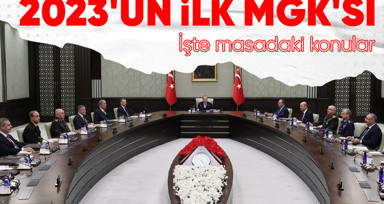 2023'ün ilk MGK'sı bugün toplanıyor! Masadaki konular ne?