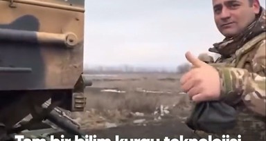 Ukraynalı askerlerden Türk üretimi 'Kirpi'ye övgü: Bu adamlar işi biliyor |VİDEO