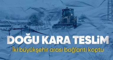 Türkiye'nin Doğusu bu sabahtan itibaren etkili olan kara teslim oldu! Şanlıurfa - Diyarbakır yolu ulaşıma kapandı