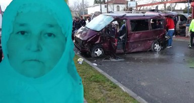 Yaralanan oğul, kazada hayatını kaybeden annesinin elini son kez öptü
