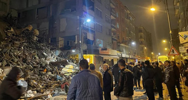 Kahramanmaraş'ın Pazarcık ilçesinde meydana gelen 7.7 büyüklüğündeki deprem 120 yılın şiddeti en yüksek 3'üncüsü