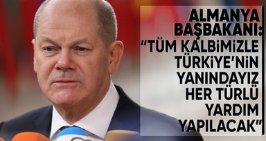 Almanya Başbakanı Scholz, Brüksel’de düzenlenen Avrupa Birliği Lider Zirvesi öncesinde açıklamalarda bulundu: Tüm kalbimizle Türkiye’nin yanındayız