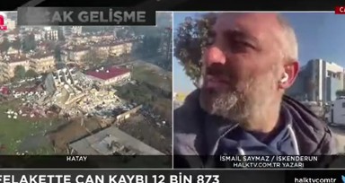 İsmail Saymaz'ın zor anları! Hatay'dan yayına bağlandı anlattıklarından sonra tepki görüp yayından ayrıldı  | VİDEO