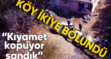 Gaziantep Nurdağı'na bağlı Gökçedere depremde ortadan ikiye bölündü! Köy sakini olanları "Kıyamet kopuyor sandık" sözleriyle anlattı