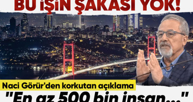 Naci Görür "Bu işin şakası yok" dedi ve İstanbul depremiyle ilgili korkutan rakamı açıkladı