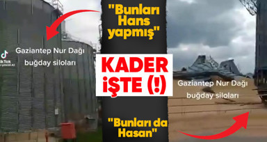 Sosyal medyanın gündemine oturdu! Bir tarafta yıkık silolar diğer tarafta sapasağlam silolar... 'Bunları Hans yapmış bunları da Hasan yapmış'