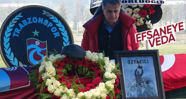 Trabzonspor efsanesi Ahmet Suat Özyazıcı için veda töreni