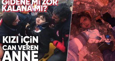 Adıyaman'daki bir enkazdan çıkarılan 10 yaşındaki Eylül, annesinin bedenini siper etmesiyle hayatta kaldı