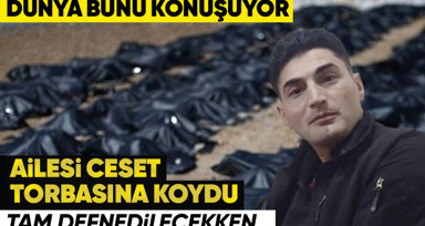 Dünya bu olayı konuşuyor! Depremde enkaz altından çıkarıldı! Tam mezara konulacakken harekete etmeye başladı
