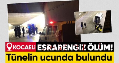 Kocaeli'nde köprüden tünele düşen yaşlı adam hayatını kaybetti