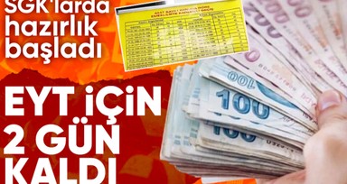 EYT için geri sayım başladı! TBMM'ye geliyor SGK'larda hazırlık başladı