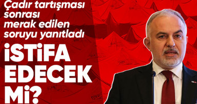 Kızılay'ın Ahbap'a çadır satışı tartışmaları sürüyor! Genel Başkan Kerem Kınak'a 'istifa edecek misiniz?' diye soruldu