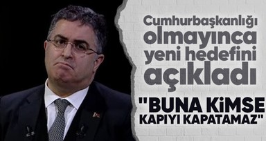 Cumhurbaşkanı adaylığı serüveni yarıda Ersan Şen'in yeni hedefi: Buna kimse kapıyı kapatamaz