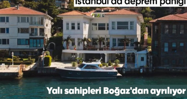 İstanbul'un deprem paniği devam ediyor! Yalı sahipleri Boğaz'dan ayrılmaya başladı