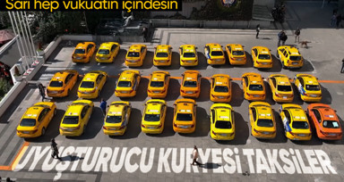 Uyuşturucu kuryesi taksiler böyle görüntülendi | VİDEO