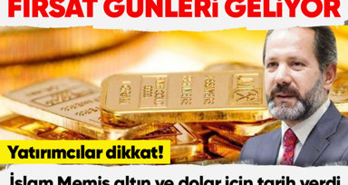 İslam Memiş "2023 fırtınalı günlere gebe" diyerek dolar ve altın tahminlerini açıkladı! Alım fırsatı diyerek tarih verdi! Dolar Haziran'da...