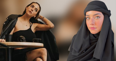 Geçtiğimiz günlerde tesettürlü hallerini paylaşan Aycan Yanaç'tan dekolteli pozlar geldi! Yanaç'ın fotoğraflarına yorum yağdı