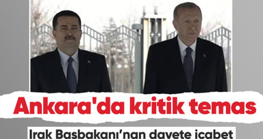 Ankara'da kritik görüşme! Cumhurbaşkanı Recep Tayyip Erdoğan Irak Başbakanı es-Sudani'yi resmi törenle karşıladı