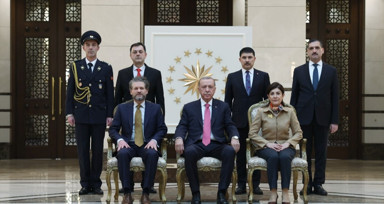 Kuzey Makedonya'nın Ankara Büyükelçisi Jovan Manasijevski, Cumhurbaşkanı Recep Tayyip Erdoğan'a güven mektubu sundu
