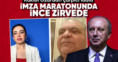 Türkiye İttifakı'nın cumhurbaşkanı adayı Ahmet Özal'dan dikkat çeken Muharrem İnce iddiası