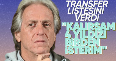 Jorge Jesus transfer listesini verdi! Fenerbahçe'de kalırsa 4 yıldız istiyor