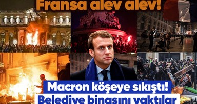 Macron köşeye sıkıştı! Kararları Fransa'yı birbirine kattı! 1 milyonun sokağa dökülmesi ülkeyi felç etti