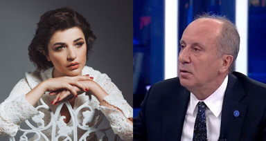 Gonca Vuslateri, 100 bin imza toplayarak cumhurbaşkanı adayı olan Muharrem İnce'yi topa tuttu