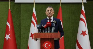Cumhurbaşkanı Yardımcısı Fuat Oktay, KKTC'de 2023 Yılı İktisadi ve Mali İşbirliği Anlaşması İmza Töreni'ne katıldı