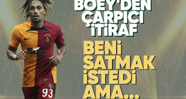 Galatasaray'ın yıldızı Sacha Boey'den flaş itiraf! "Sezon başında satmak istedi..."