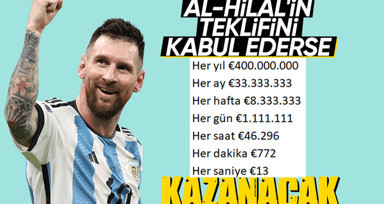 Al-Hilal'den Messi'ye çılgın teklif! 400 milyon euro...