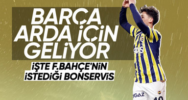 Arda Güler'i Barcelona istiyor! Fenerbahçe'nin istediği bonservis...