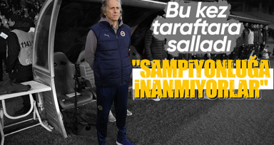 Karagümrük-Fenerbahçe maçı sonrası Jorge Jesus'tan taraftara sert sözler! "Şampiyonluğa inanmıyorlar"