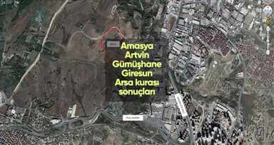 Amasya, Artvin, Gümüşhane, Giresun TOKİ müstakil arsa kura çekilişi sonuçları