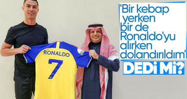Al Nassr Başkanı Al-Muammar, Ronaldo transferi için 'dolandırıldım' dedi mi? Çarpıcı iddiaya cevap geldi!