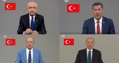 Cumhurbaşkanlığı seçimleri öncesi 4 cumhurbaşkanı adayının TRT konuşması gerçekleşti