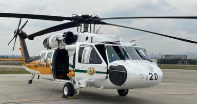 Orman yangınlarında kullanılacak Nefes helikopteri Ankara semalarında