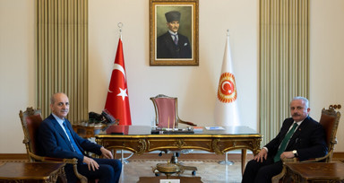 TBMM eski başkanı Mustafa Şentop, Numan Kurtulmuş'u ziyaret etti