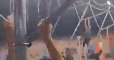 Çin'deki fırtına insanları havaya uçurdu! Korku dolu anlar