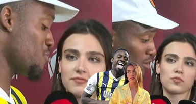 Spor muhabiri Ecem Dinçkal'ın Batshuayi'e bakışları gündem oldu! 'Aşkın olayım' editlerine Dinçkal'dan yanıt gecikmedi