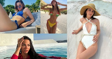 Ünlü isimler yaz aylarının gelmesiyle beraber deniz sezonunu açtı! İşte ünlülerin tatil pozları