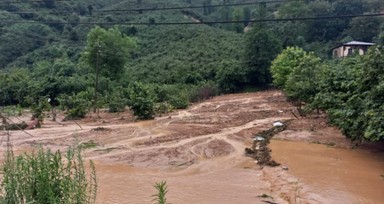 Meteoroloji'nin yaptığı uyarıların ardından Giresun'da sel felaketi yaşandı: Mahsur kalanlar tahliye edildi