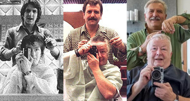 50 yıldır aynı berbere giden adam her yıl selfie çekti! Muhteşem dönüşüm fotoğraf karelerine yansıdı