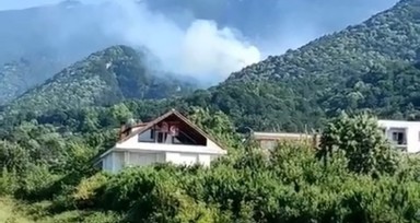 Bursa'nın Uludağ eteklerinde çıkan yangın kontrol altına alındı