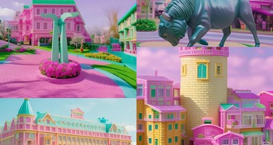 İstanbul'da Barbie teması hakim olsaydı nasıl olurdu? İşte pembe İstanbul...