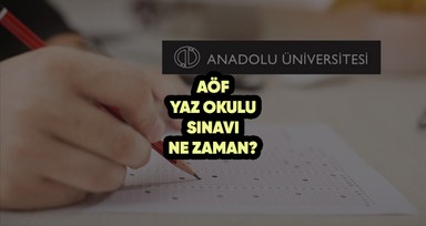 AÖF yaz okulu sınav giriş yerleri belli oldu