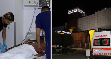 Gaziantep'te hastanede skandal! Hasta yakınları acil serviste doktoru demir sopayla dövdü! O anlar kamerada