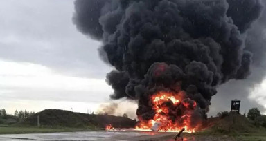 Dünya şaşkınlıkla izliyor! Rus stratejik bombardıman uçağı Tu-22 vuruldu