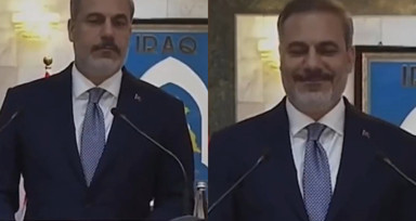 Irak ziyaretinde MİT Başkanlığı dönemi hatırlatılan Hakan Fidan'ın gülüşü gündem oldu