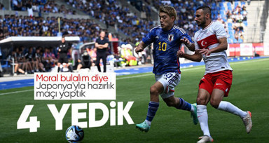 A Milli Takım hazırlık maçında Japonya'dan 4 yedi