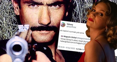 Ünlü oyuncu Farah Zeynep Abdullah'tan kendisine dava açan Yılmaz Güney'in ailesine yanıt: Hakimi vurmak yok ama...